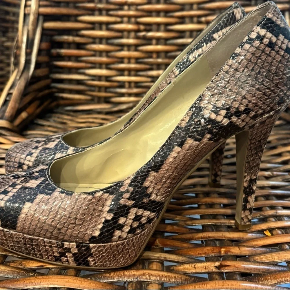 Nine West Snakeskin Patterned Women's Heels in 9.5